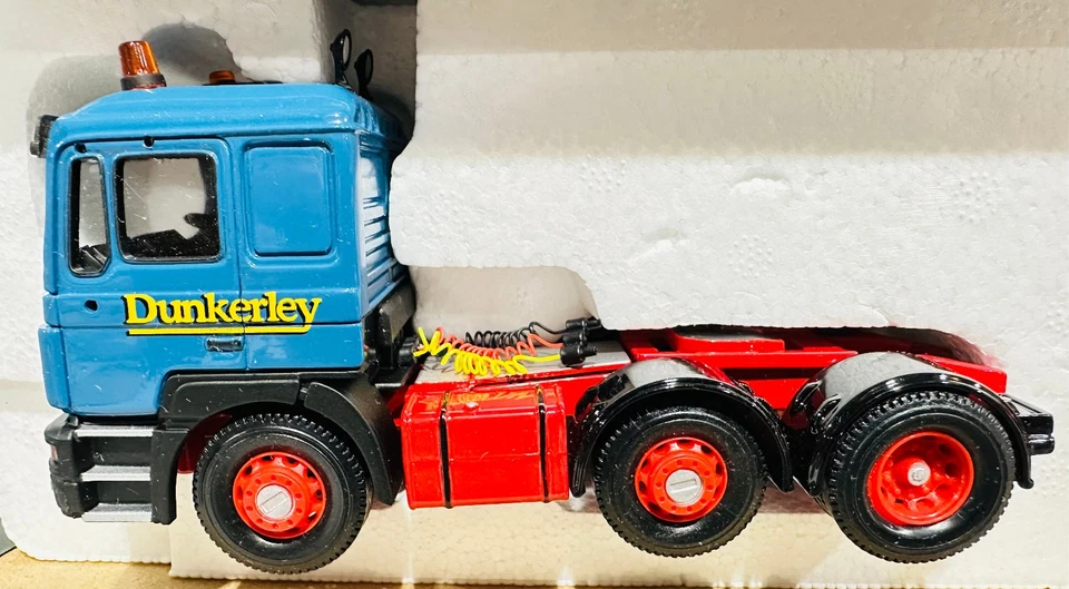 I.R. Dunkerley MAN Tractor Unit w/ Bridge Beam Load By Corgi 1/50th Scale - Image 3 of 4