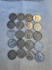 20 Franklin Half Dollars 1948 1950s 1960s In Very Good Condition