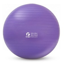 Gruper Yoga and Pilates Ball,4 Sizes Gym Ball for Fitness, Yoga, Workout, Pregna