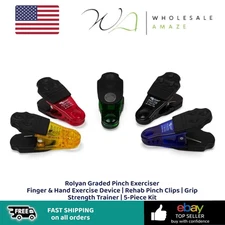 Rolyan Graded Pinch Exerciser Finger & Hand Exercise Device | Rehab Pinch Clips