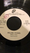 Rolling Stones – Miss You  -  Waiting For A Friend UNPLAYED 45” ITALY PROMO