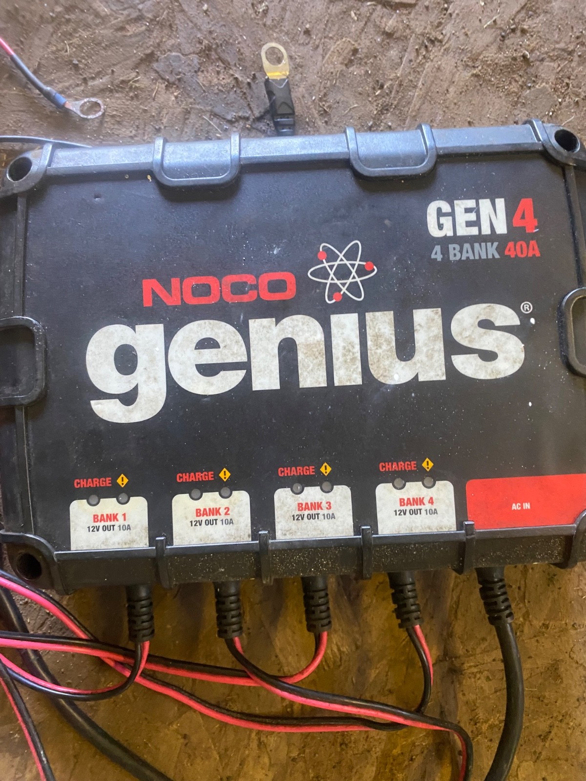NOCO Genius Gen4 Onboard Marine Battery Charger 4 Bank 40A -