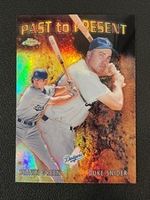 Shawn Green Duke Snider 2001 Topps Chrome Past To Present Refractor Dodgers