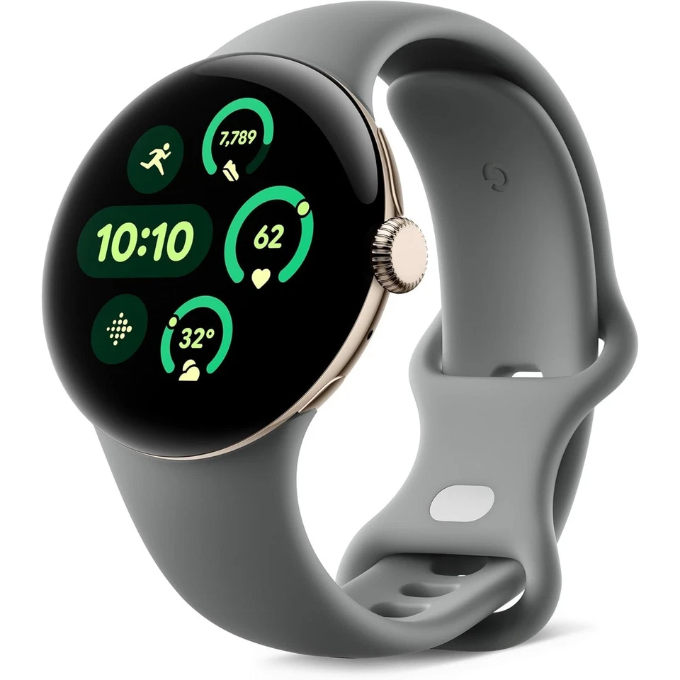 Google Pixel Watch 3 LTE 45mm Smartwatch Hazel Hazel Grün