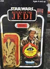 VINTAGE KENNER STAR WARS 1983 ROTJ HAN SOLO TRENCH COAT MOC 77-A BACK UNPUNCHED