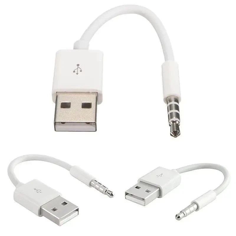 USB Charger Data SYNC Cable for Apple iPod Shuffle 3rd 4th 5th 6th 7th Gen 3.5mm - Image 4 of 4