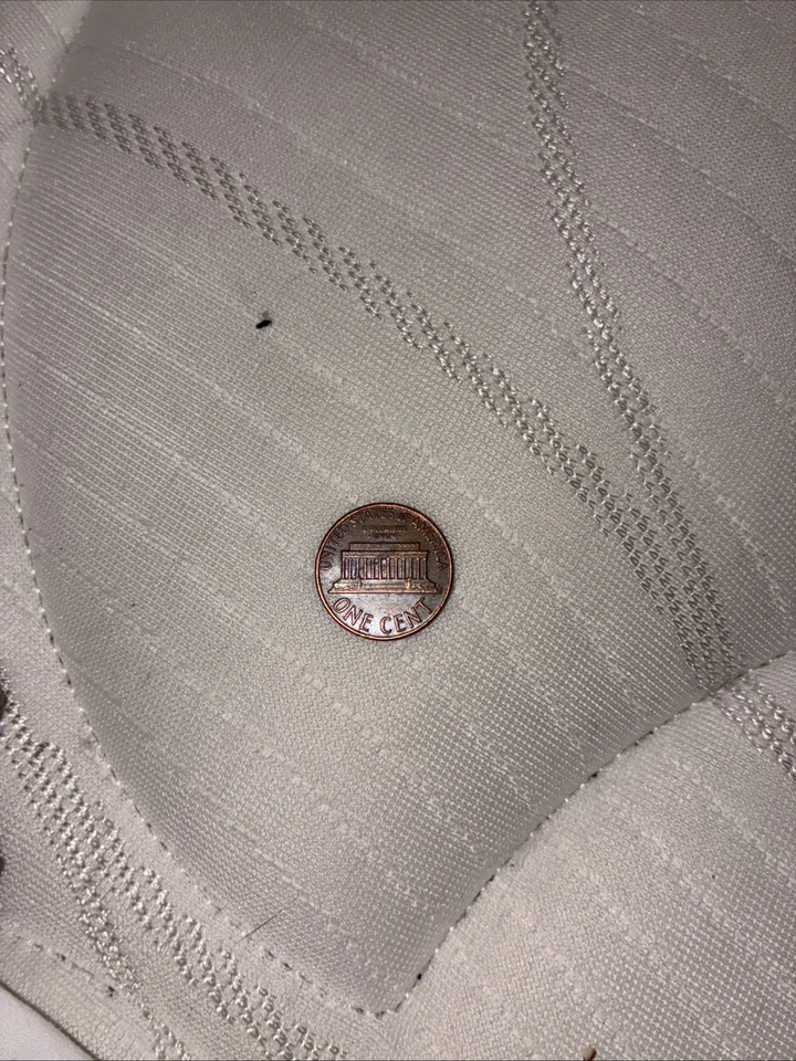 Llavero moneda de centavo 1974 tema del 75 aniversario de Breese Foto 2 de 2