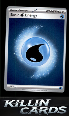 Reverse Holofoil Basic Water Energy - 003 3 Pokemon Common MEE: Mega Evolution E