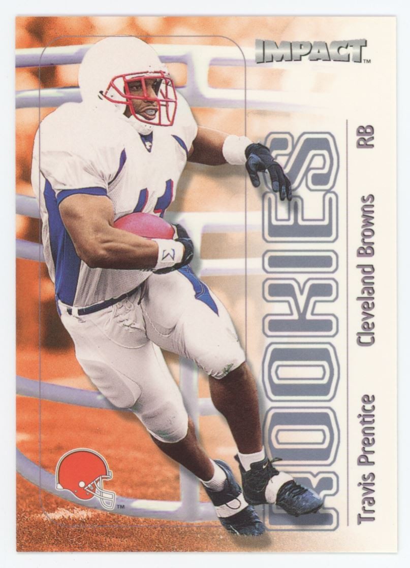 2000 Impact Travis Prentice Rookie Cleveland Browns #36