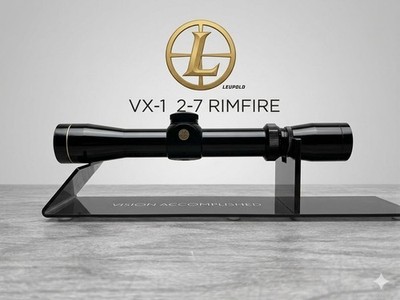 Leupold VX-1 2-7×28mm Rimfire Scope   Gloss Finish  Clear Optics  USA  NICE
