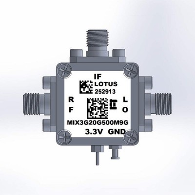 Active Frequency Mixer (MIX3G20G500M9G) 3~20GHz RF and 500M - 9G IF (LTC5553)