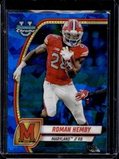 Roman Hemby 2024 Bowman University Chrome #65 Sapphire