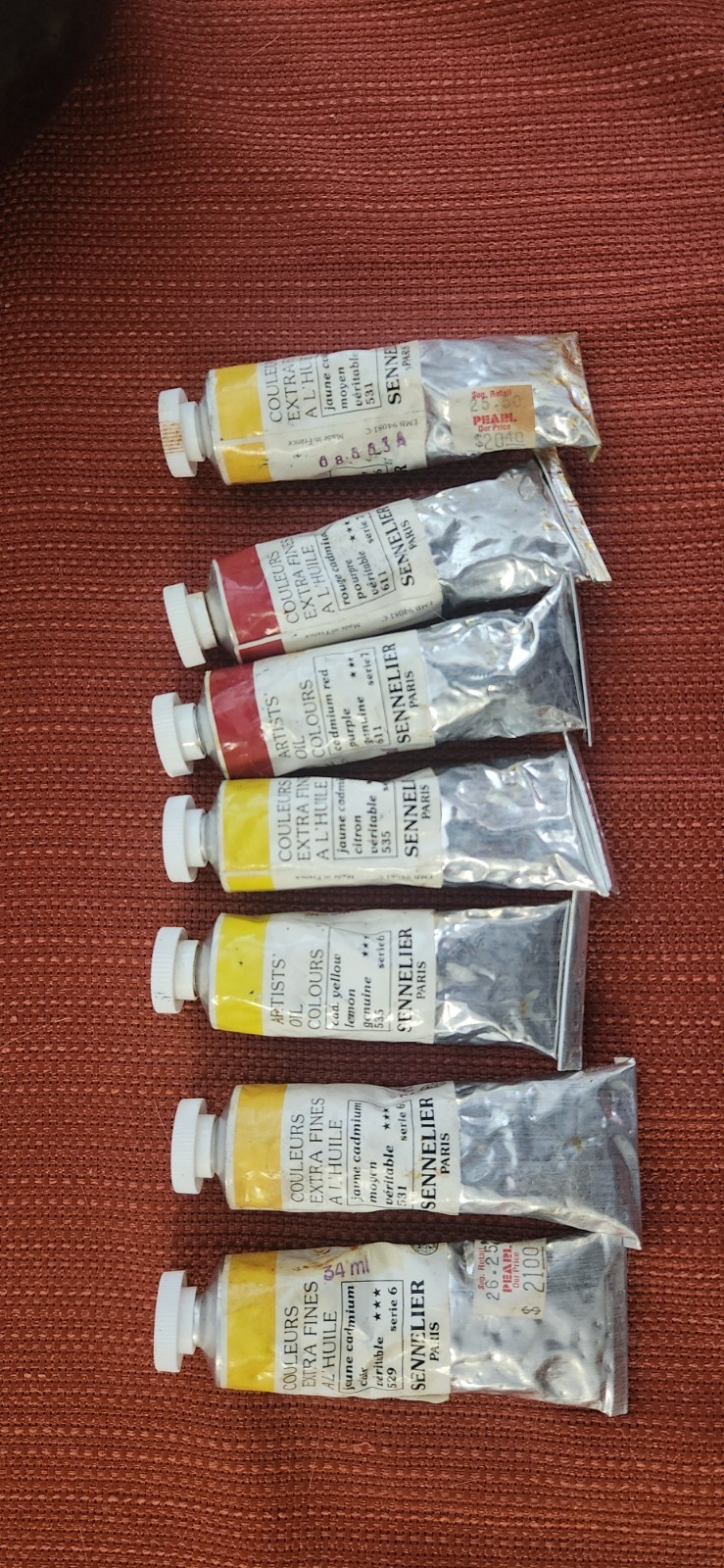 Sennelier Oil Paint lot
