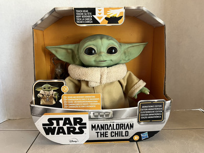 Star Wars Mandalorian The Child Talking Plush Baby Yoda Animatronic Edition NIB