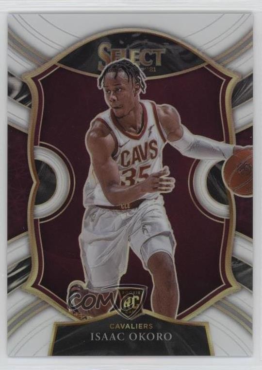 2020-21 Panini Select Concourse White Prizm 124/149 Isaac Okoro #65 12fr