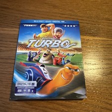 TURBO Blu-Ray, 2013 DreamWorks w/ SLIPCOVER - NEW  SEALED