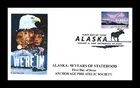 ALASKA 50 YEARS OF STATEHOOD FIRST DAY COVER JANUARY 3 2009 ANCHORAGE
