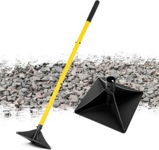 20cm x 20cm Steel Tamper, Heavy Duty Hand Tamper Tool for Ground Compactor