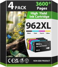 4PK 962XL Ink Cartridges for HP Officejet Pro 9010 9015 9016 9018 9019 9020 9025