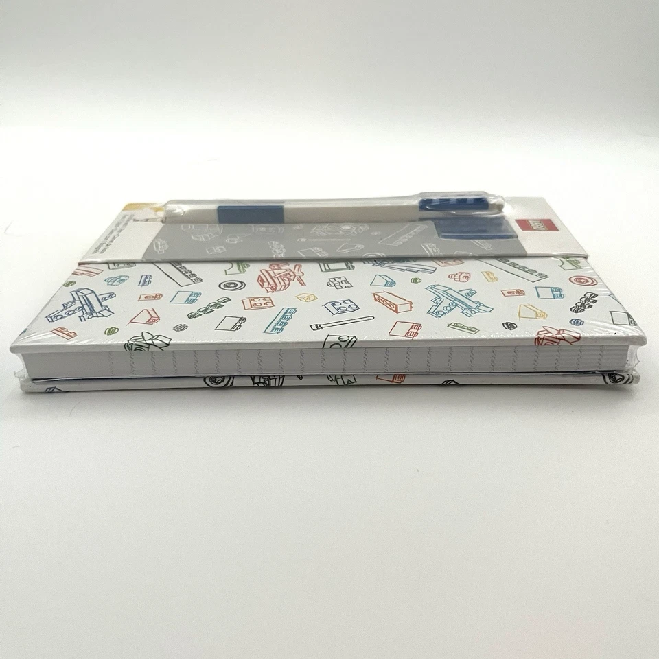 LEGO Diario Pluma Tapa Dura Cuaderno Papelería Diario Forrado Libro en Blanco Nuevo Sellado Foto 4 de 4