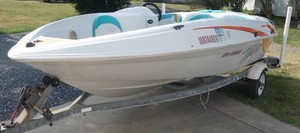 SUGAR SAND 175HP JET BOAT W/GALVANIZED TRAILER  & OVERHAULED MOTOR & STARTER