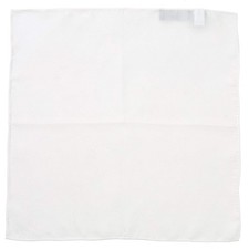 White Silk Pocket Square