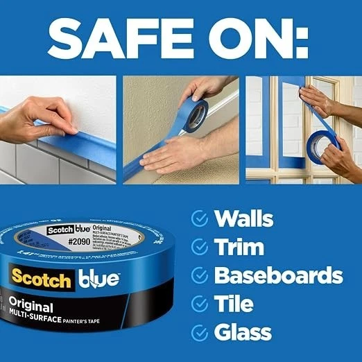 3M Scotch Blue Painter's Tape Medium Strength 48mm x 55m - 6 Pack - $79.00