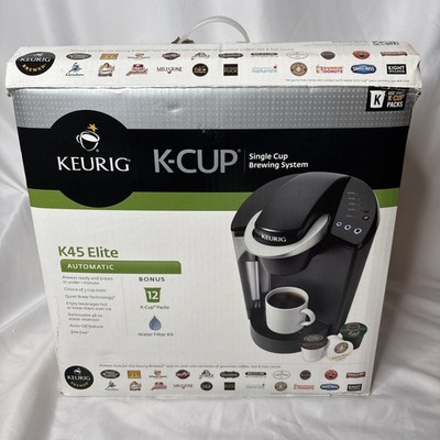 Keurig K Cup K45 Elite Single Cup Brewing System Black Discontinued