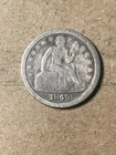 1849 Seated Liberty Dime - As Shown! (#1917)