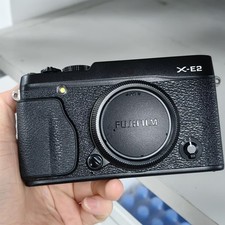 Fuji Fujifilm X-E2 16.3 MP Mirrorless Digital Camera Body Tested -90 New