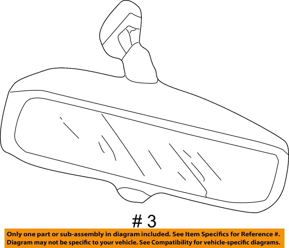 Espejo retrovisor atenuación manual para camioneta Ford F250SD 13-16 660860 Foto 4 de 4