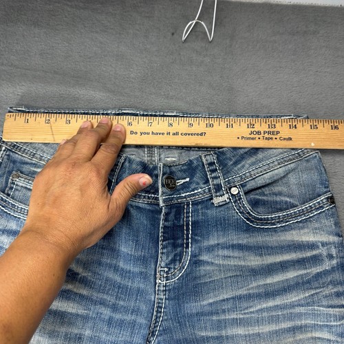 BKE Buckle Damen Culture Stretch Denim Bootcut Distressed Jeans Größe 29x28 - Bild 5 von 7