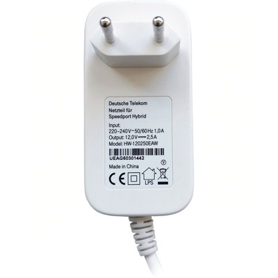 Original Netzteil Telekom Speedport Hybrid weiß Steckernetzteil