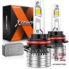 9007 Bulbs, 70,000LM 14X Brightness, HB5 9007 6500K Cool LED X4i 9007 White