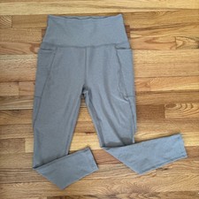 Beyond Yoga Spacedye Out of Pocket High Waisted Midi Leggings Taupe Large