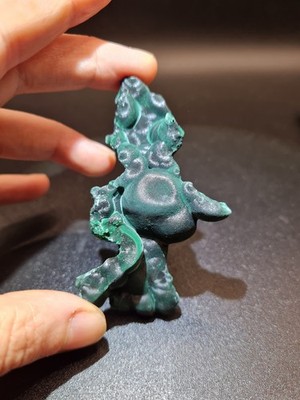 Natural Velvet Malachite Mineral Specimen - Congo - 57g