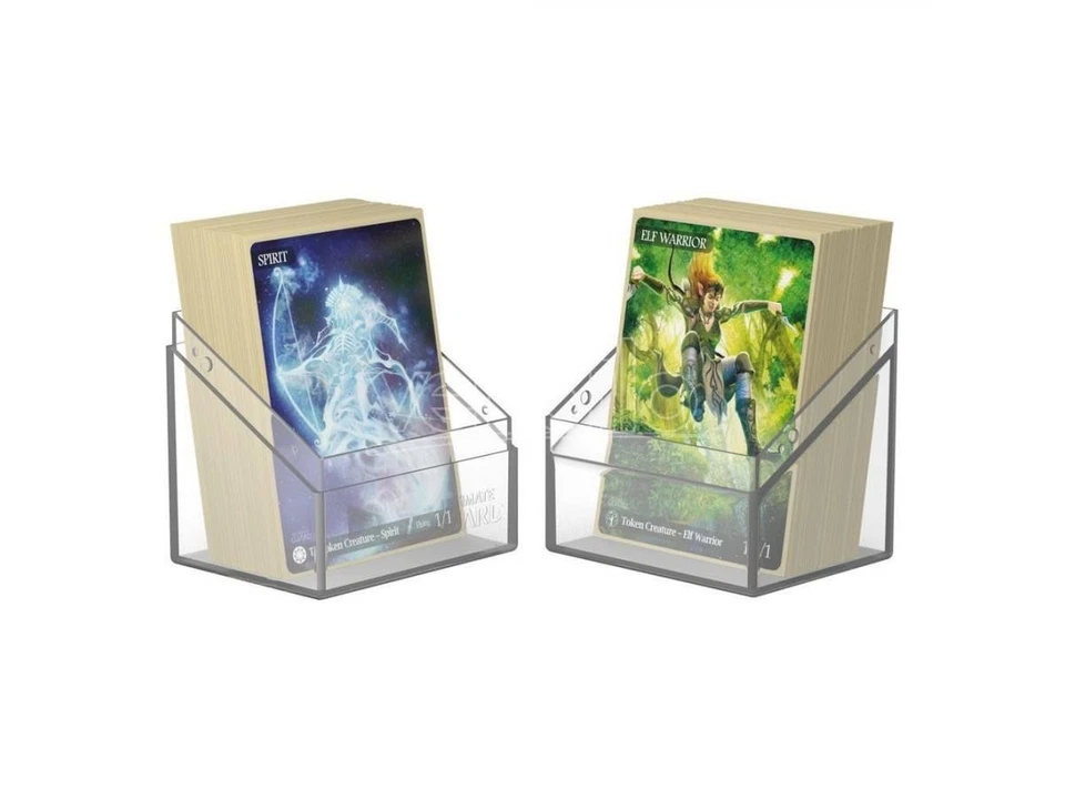 Ultimate Guard Boulder Deck Case 80+ Standard Size Clear Ultimate Guard - Immagine 4 di 4
