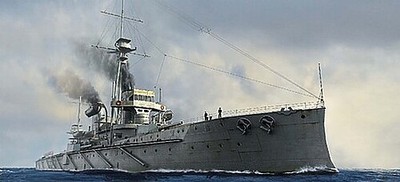Trumpeter HMS Dreadnought British Battleship 1907 - Plastic Model Military Ship