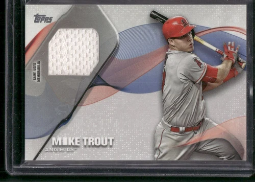 Topps 2017 Series One Mike Trout Major League Material Relic Game-Used Card
