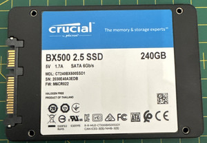 Crucial BX500 2.5 SSD SATA 6Gb/s 240gb intern CT240BX500SSD1 - WENIG BENUTZT