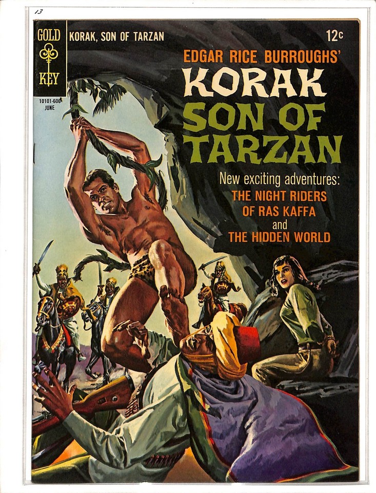 Korak Son of Tarzan #12 to 20 Silver Age Gold Key Painted Cover Lot X9 ...
