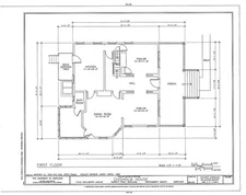 Shingle Style home, large porch, spacious, architectural PRINTED FLOOR PLANS