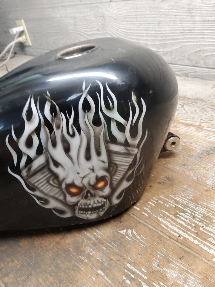 Harley-Davidson Sportster XL883 1996 96 95-03 tanque de gasolina negro  Foto 4 de 4