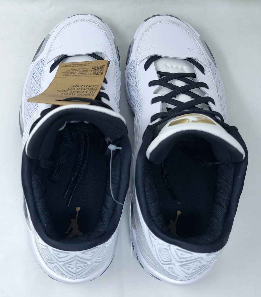 シューズ(男性用) NIKE AIR JORDAN 38 LOW PF FD2325-107 26 Air Jordan 38 Low PF 'White Metallic Gold Black' FD2325-107