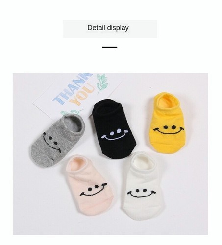 5 Pairs No Show Charater Socks Cotton Invisible Cute Home Socks(Random Color) - Picture 4 of 6
