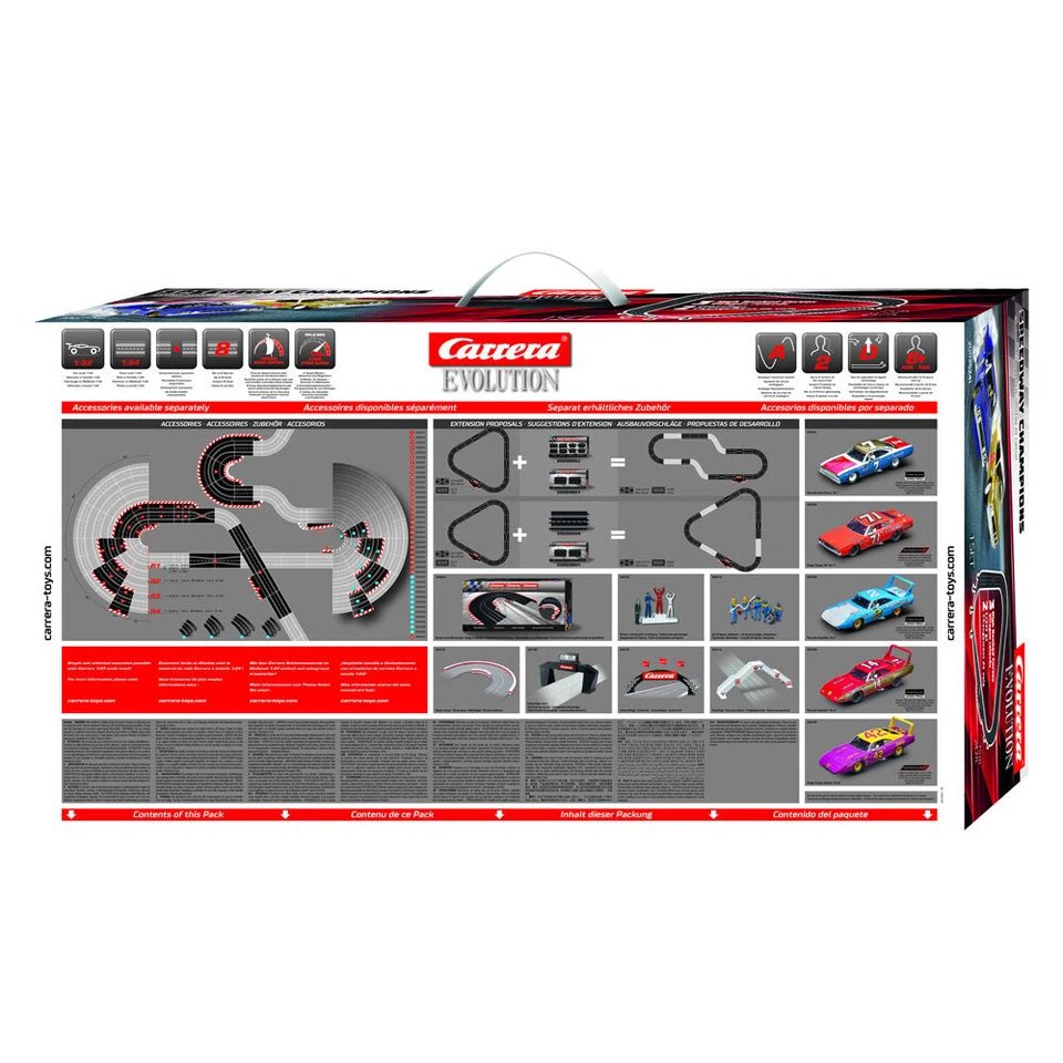 Carrera Speedway Champions 1:32 7.5m Banktrack Slot Car Childrens Toy Set 8y+ - image 2 of 3