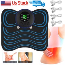 Portable EMS Electric Neck Back Massager Cervical Massage Patch Stimulator