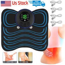 Portable EMS Electric Neck Back Massager Cervical Massage Patch Stimulator