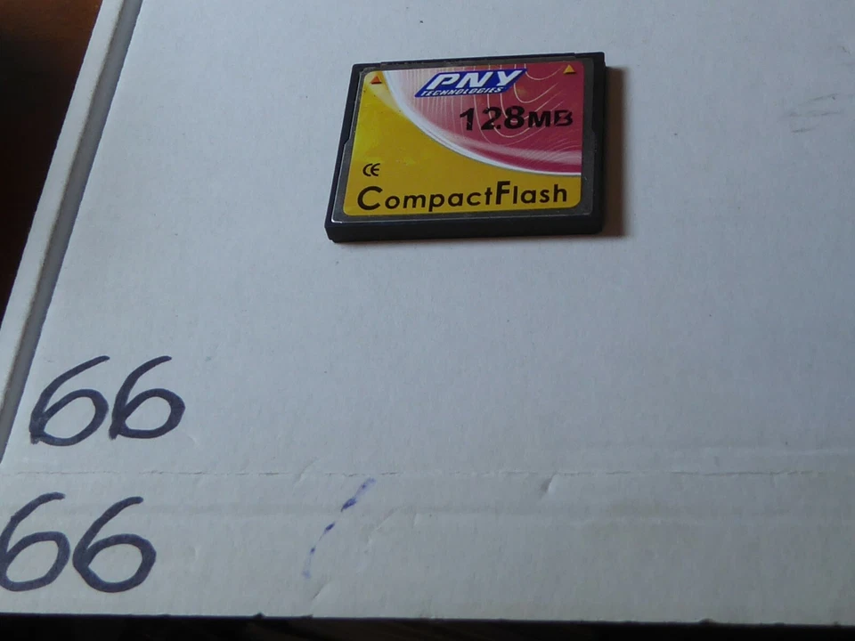 Compact Flash Card   PNY 128mb memory card  - Image 2 of 2