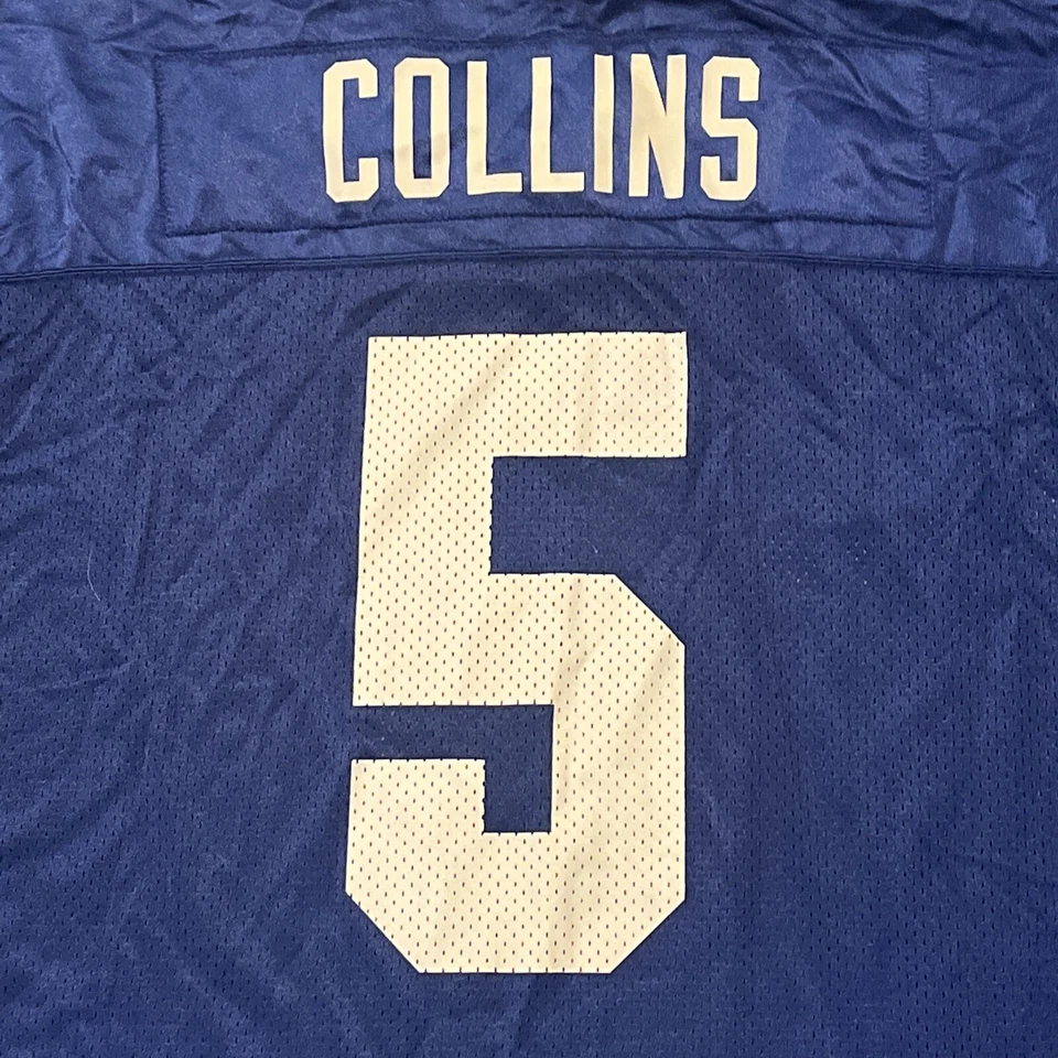 New York Giants Kerry Collins Jersey Nike Hombre XL Azul Foto 4 de 4